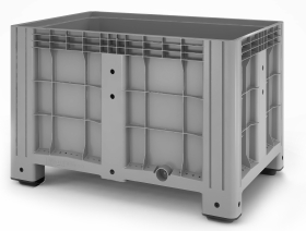 Пластиковый контейнер iBox 1200х800 (сплошной, на колесах)